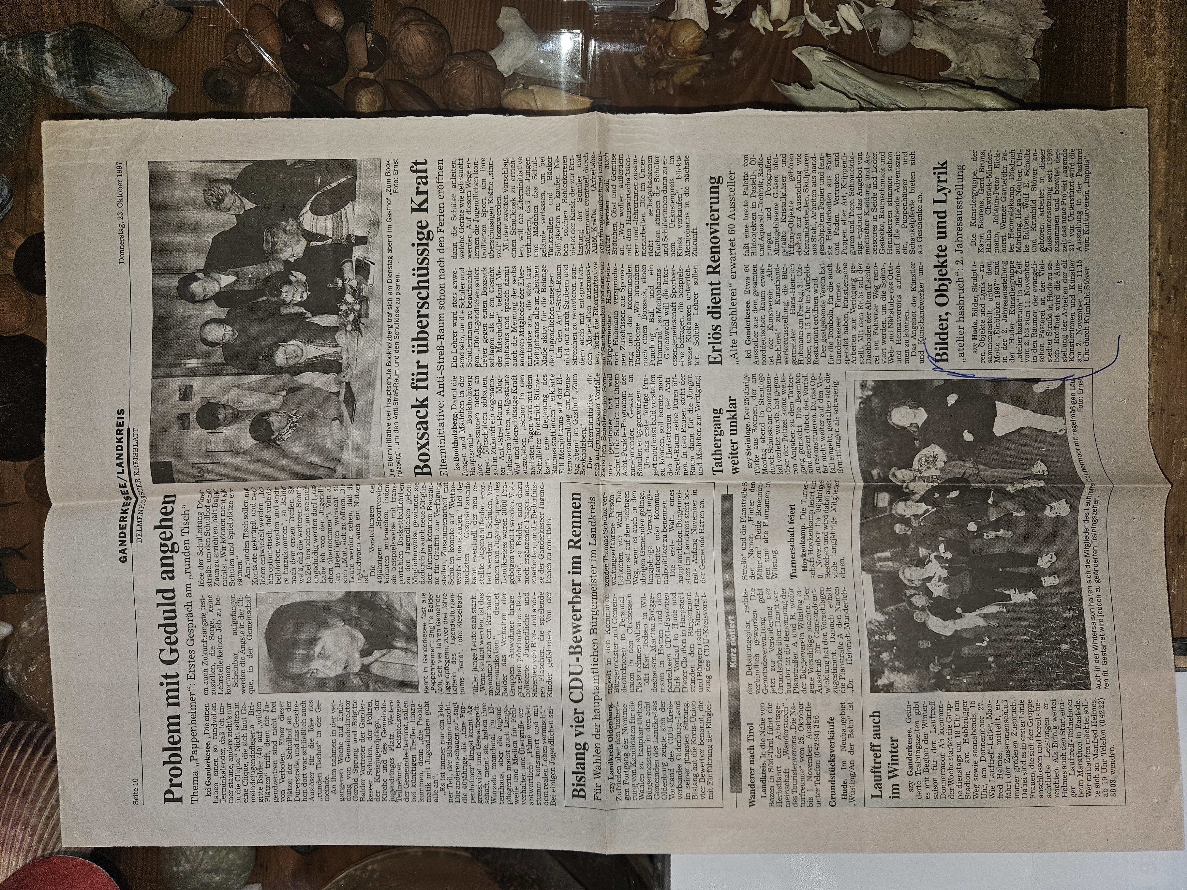 Einblicke 1997 – ganze Zeitungsseite